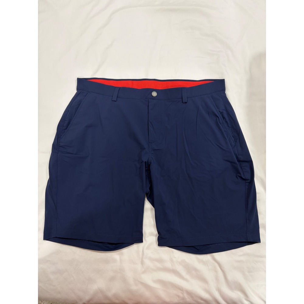 Redvanly Men's Hanover Pull-On Shorts XXL Navy Golf Stretch Wind Water Resistant